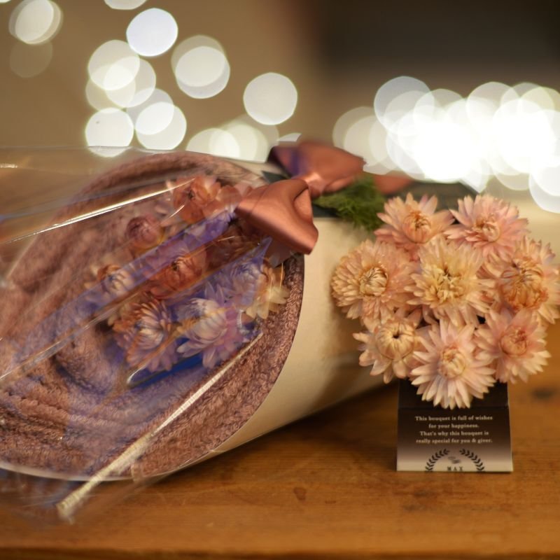 画像5: ◆クリスマス数量限定◆ミニツリーオプション対応※完売次第終了 花束バスタオル FLOWER BATH TOWEL【PEARL EDITION Happy Holidays Ribbon】