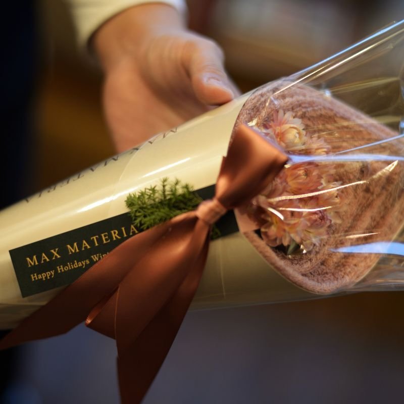 画像21: ◆クリスマス数量限定◆ミニツリーオプション対応※完売次第終了 花束バスタオル FLOWER BATH TOWEL【PEARL EDITION Happy Holidays Ribbon】