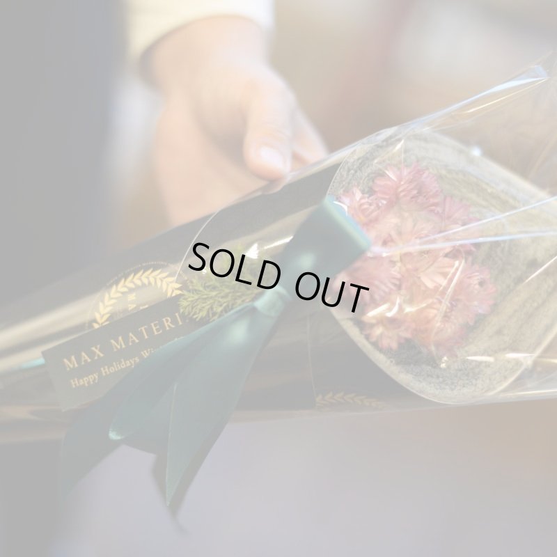 画像19: ◆クリスマス数量限定◆ミニツリーオプション対応※完売次第終了 花束バスタオル FLOWER BATH TOWEL【BLACK EDITION Happy Holidays Ribbon】