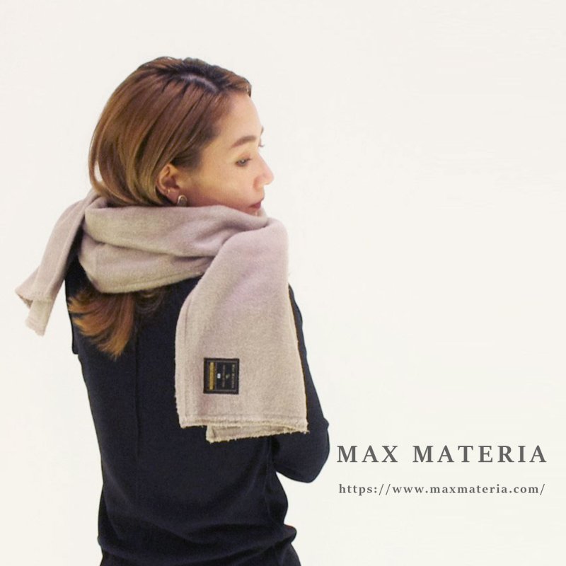 画像39: MAXMATERIA マックスマテリア GRACE 洗える毛布素材マフラー(ギフトBOXなし/ECO包装)