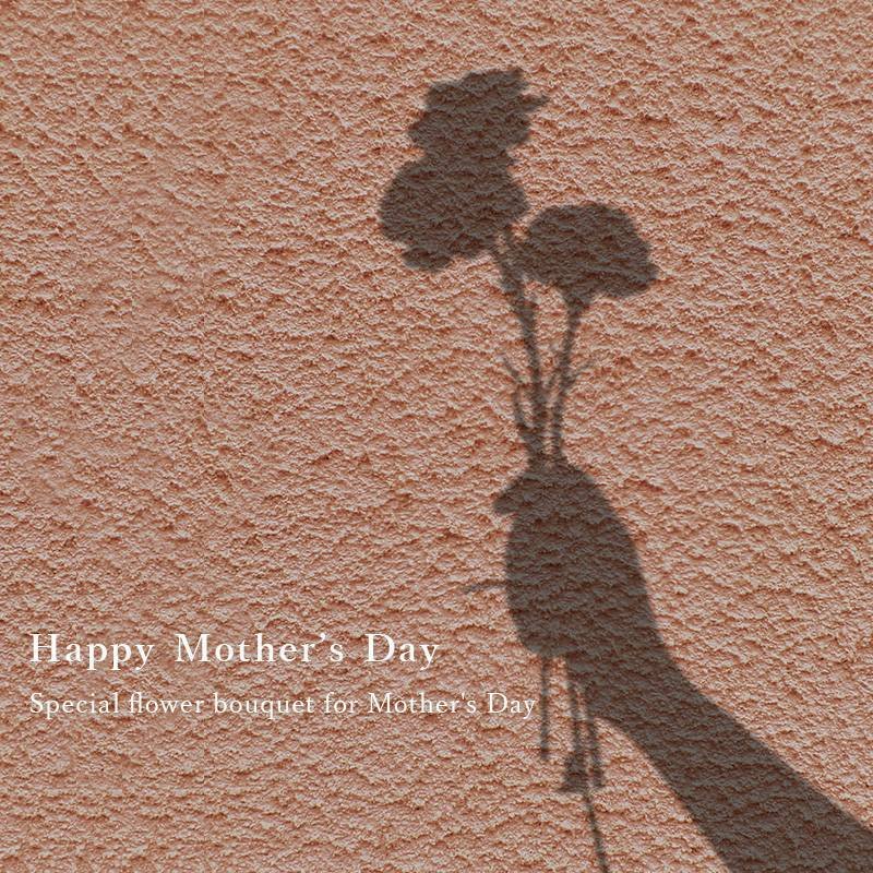 画像16: ◆母の日モデル数量限定品◆ MOTHER'S DAY カーネーション花束フェイスタオル ツートーンモーブピンク CARNATION FACE TOWEL