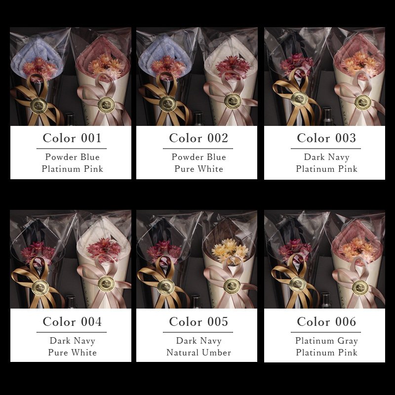 画像4: 【高性能柔軟剤付】花束フェイスタオル【柔軟剤】セット SOFTENER＆FLOWER FACE TOWEL SET