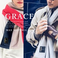 ✱✱✱【クリスマス人気商品】✱✱✱◆GRACE◆ 毛布素材の洗える チクチクしない 優しいショートマフラー（ギフトＢＯＸ入）