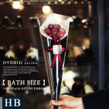 花束バスタオル BLACK edition FLOWER BATH TOWEL