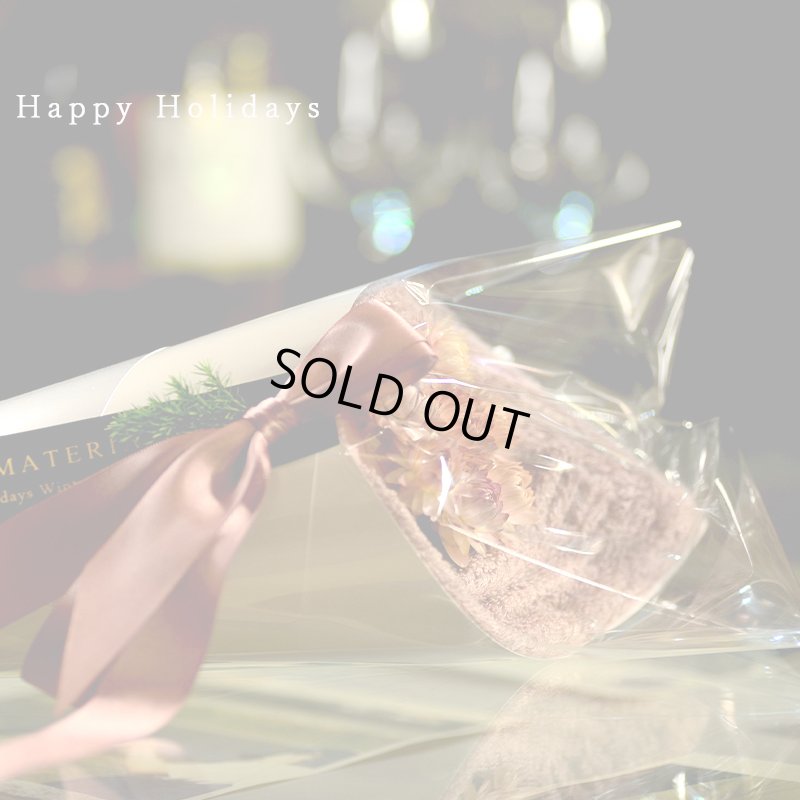 画像3: ◆クリスマス数量限定◆※完売次第終了 花束バスタオル FLOWER BATH TOWEL【PEARL EDITION Happy Holidays Ribbon】