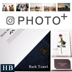 【最新作】HB PHOTO+【 メモリアル フォトプラス バスタオル 】 BATH TOWEL [PHOTO_bath]