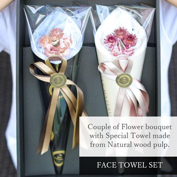 花束タオル フェイスタオル セット FLOWER FACE TOWEL SET