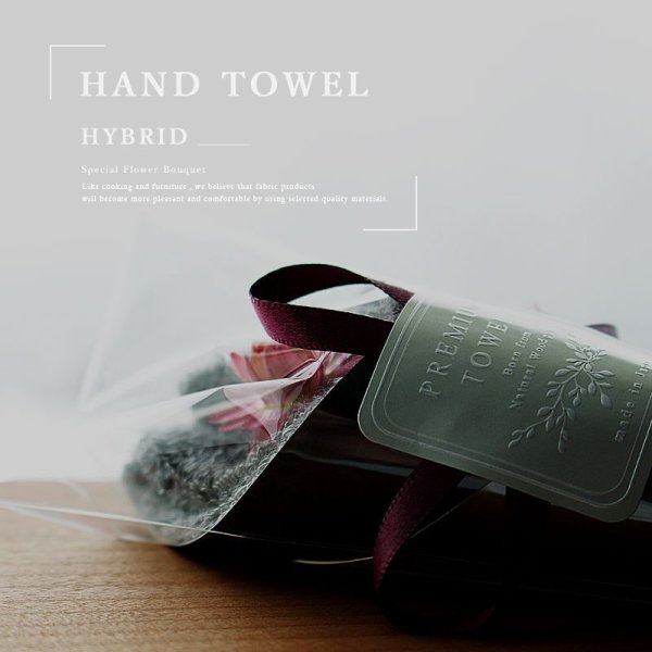 画像11: 花束ハンドタオル BLACK edition FLOWER HAND TOWEL (11)