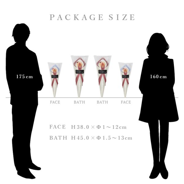 画像14: ◆母の日モデル数量限定品◆ MOTHER'S DAY カーネーション花束フェイスタオル ツートーンモーブピンク CARNATION FACE TOWEL (14)