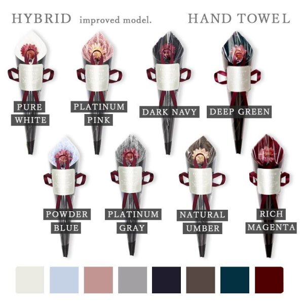 画像8: 花束ハンドタオル BLACK edition FLOWER HAND TOWEL (8)