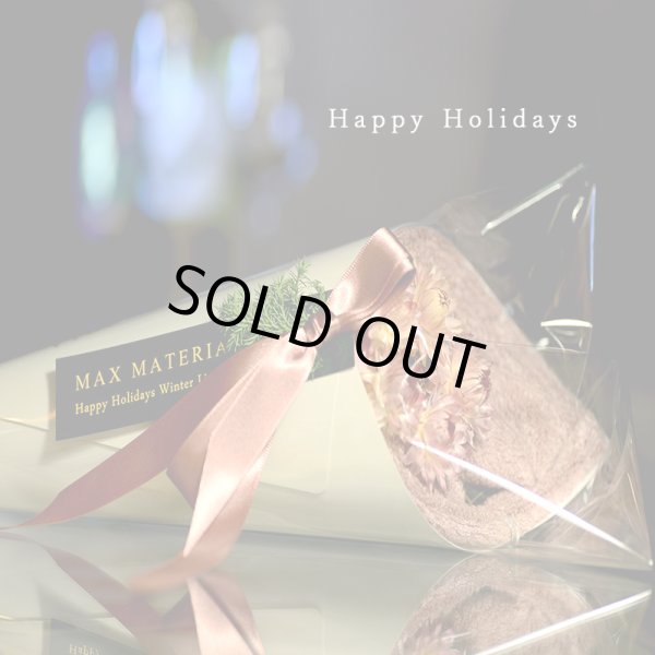 画像5: ◆クリスマス数量限定◆ミニツリーオプション対応※完売次第終了 花束フェイスタオル FLOWER FACE TOWEL【PEARL EDITION Happy Holidays Ribbon】 (5)