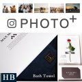 【最新作】HB PHOTO+【 メモリアル フォトプラス バスタオル 】 BATH TOWEL [PHOTO_bath]